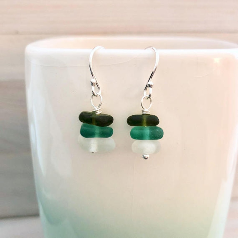Sea Glass Earrings